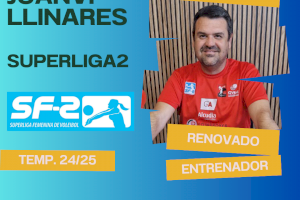 Juanvi Llinares será El Míster de Superliga 2 Del CV Finestrat en la 24/25