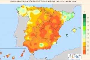 Abril, un mes muy cálido y muy seco en toda España