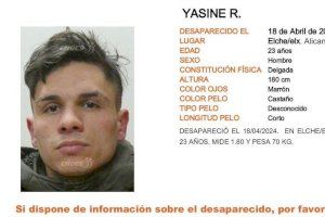 Buscan a un joven desaparecido hace tres semanas en Elche