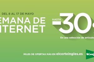 El Corte Inglés celebra la Semana de Internet con descuentos de hasta el 30% en web y app