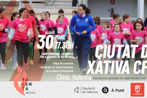 El Ciudad de Xàtiva y la FFCV organizan un clínic para promocionar el fútbol femenino