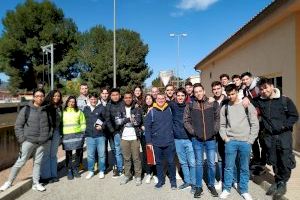 Estudiantado de la UMH visita la Estación Depuradora de Aguas Residuales de Aspe