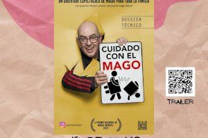 Este domingo finaliza el ciclo Teatro para todos, con la representación del espectáculo de magia "Cuidado con el mago"