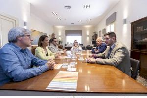 Prieto es reuneix amb alcaldes de la Safor i la Marina per demanar infraestructures ferroviàries que milloren la connexió