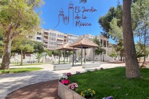 El Jardín de la Música reabre sus puertas mañana a las 17.30 horas tras finalizar las obras para su remodelación integral