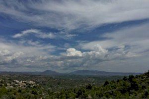 Cielo cambiante con posibles tormentas en puntos de la Comunitat Valenciana durante el viernes