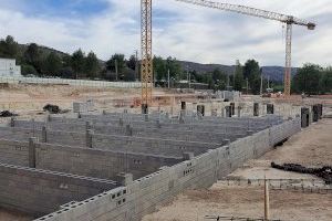 Les obres de l’IES l’Estació comencen l’alçament de les estructures després de finalitzar la demolició i cimentació