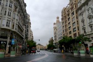 Domingo lluvioso en toda la Comunitat Valenciana, con tormentas en el interior de Castellón