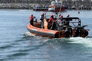 Una embarcación de recreo acaba rescatada tras una avería en el motor frente a las costas de Castellón