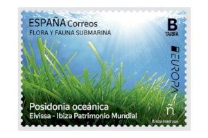 Correos participa en el concurso ‘El diseño filatélico más bonito de la serie ‘Europa 2024’’ con el sello dedicado a la posidonia oceánica