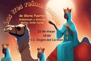 El Grupo Infantil de la Escuela Municipal de Teatro de Torrevieja estrena mañana miércoles, 22 de mayo, la obra "Las Tres Reinas Magas"