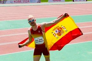 Iván Cano, medalla de plata en salto de longitud en el mundial paralímpico que se celebra en Japón