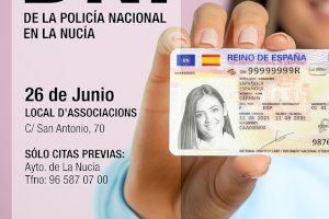 Últimas citas para la Oficina del DNI que visita La Nucía el 26 de junio