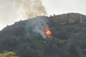 Un llamp provoca un incendi a Alfondeguilla