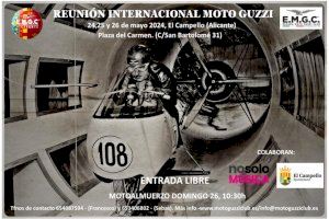 Cientos de máquinas nuevas y clásicas llegadas de toda España y Europa participan en una concentración de motos “Guzzi” en El Campello