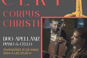 La Semana Santa de Gandia celebra el concierto del Corpus Christi el próximo viernes 31 de mayo