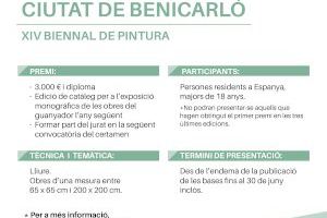 Torna la Biennal de Pintura Ciutat de Benicarló per a artistes residents a Espanya