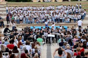Gran acogida del concierto de clausura del proyecto ‘L’Escola canta’ celebrado en el auditorio Julio Iglesias de Benidorm