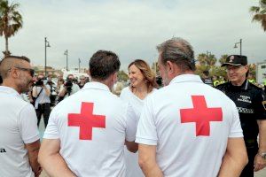 Un dispositiu de 150 persones i 42 vehicles garantiran la seguretat i el salvament a les platges de València