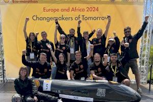 El coche ‘Dàtil’24’ de la UMH logra el cuarto puesto en la Shell Eco-Marathon Europe 2024