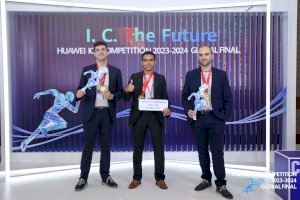 Tres estudiantes de la Universidad de Alicante han representado a España en la final global de la Huawei ICT Competition en China