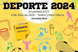 Villena celebrará su Gala del Deporte el 4 de julio en el Teatro Chapí