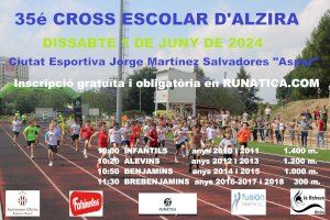 Alzira organiza su 35ª edición del Cross Escolar