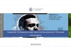 El Ayuntamiento de Orihuela estrena nueva página web