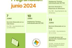 Formaciones, actividades de promoción turística y servicios gratuitos de asesoramiento laboral y empresarial en la Plana Baixa