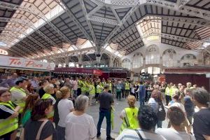 El Mercado Central de València pone a prueba su Plan de Autoprotección con un simulacro de evacuación