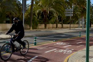 El nou carril bici de l'avinguda del Cid unirà València amb els municipis confrontants