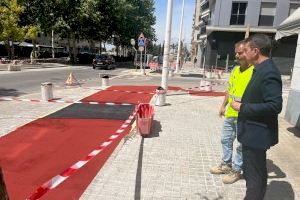 Catarroja impulsa l'ús de la bicicleta amb l’ampliació de la xarxa ciclista urbana