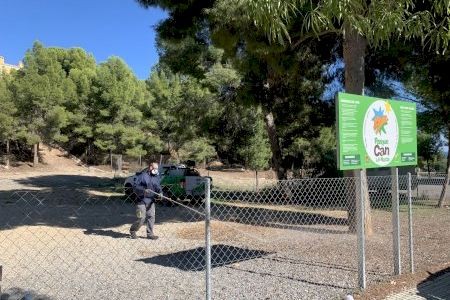 La Nucía inicia la desinfección 2024 de los 15 Parque Can Municipales