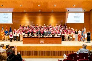 La UPV celebra el acto de clausura de la Universidad Sénior, que este curso ha cumplido 25 años