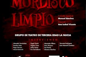 Este viernes el Grupo Teatro 3ª Edad estrena “A Mordisco Limpio” en l’Auditori de La Nucía