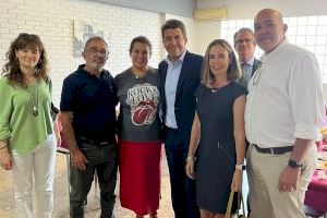 San Antonio de Benagéber recibe al president de la Generalitat, Carlos Mazón, en el Colegio Imperial de Niños Huérfanos San Vicente Ferrer