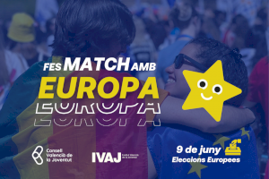 El Consell Valencià de la Joventut impulsa el vot jove en les eleccions europees amb el projecte Fes Match amb Europa