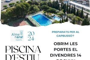 La piscina municipal d'Almenara obrirà el divendres 14 de juny