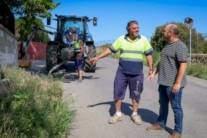 Onda refuerza la seguridad y la prevención de incendios con el desbroce de caminos rurales