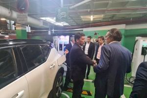 Inaugurado el mayor hub de carga de vehículos eléctricos de Alicante