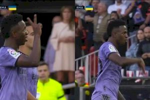 Ocho meses de cárcel para los aficionados acusados de insultar a Vinicius en Mestalla: "Evidente desprecio al color negro de la piel"