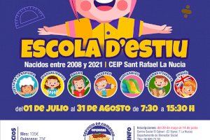 El plazo de inscripciones de L’Escola d’Estiu de La Nucía finaliza este viernes