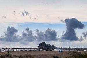 Chubascos dispersos en el interior de Castellón y las temperaturas descienden en la Comunitat Valenciana para este sábado