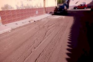 Villena, el después tras el paso de la brutal tormenta del miércoles: retiran 65.000 kilos de barro y tierra de las calles