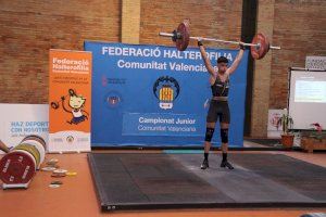 2 oros , 2 platas y 1 un bronce para el Club Halterofilia Alzira en el Campeonato Junior de la Comunitat Valenciana 2024