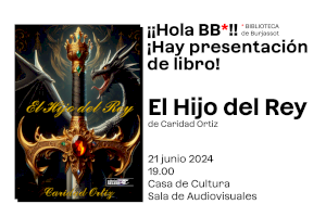 La burjassotense Caridad Ortiz presenta en la Casa de Cultura su libro El hijo del Rey