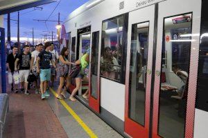 Metrovalencia circulará de forma ininterrumpida en la noche de San Juan con 415 trayectos especiales