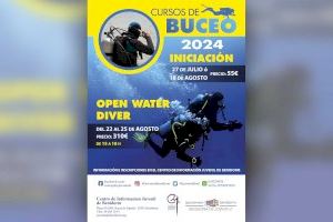 Juventud organiza este verano un curso de buceo de iniciación y otro en aguas abiertas  en Benidorm