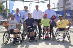 Título nacional y bronce para UPV IN en el campeonato de España de pádel en silla a cargo de Topher Triviño y Luis Peinado