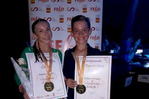 Dos bailarines de Burriana, campeones de España de bailes latinos